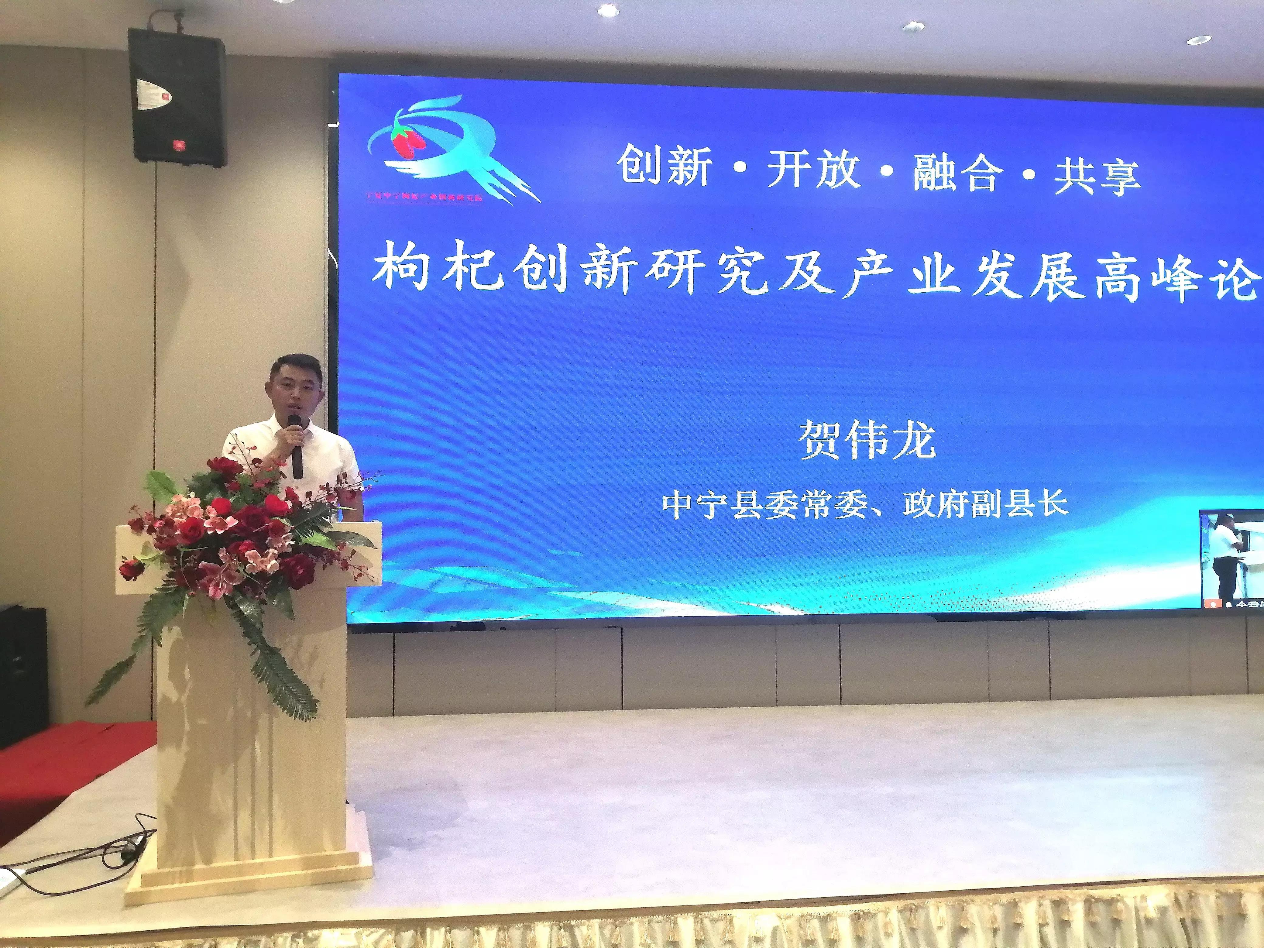 中宁以“枸杞创新发展论坛”为媒，唱响“创新 开放 融合 共享”主题